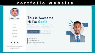 Sidee Loo Sameeyaa Portfolio Website WordPress Elementor