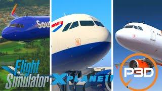 FS2020 vs X-Plane 11 vs P3D｜Price, Graphics, Performance...