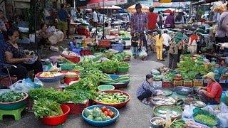 Compilations Food In Cambodia - Lifestyle Of Vendors Selling Food & Street Food In Town On Evening