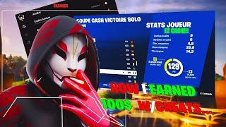 I Earned $100 in FORTNITE With CHEATS (Ft. HXSERVICES) 