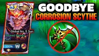 GOODBYE CORROSION SCYTHE!! THIS NEW SUN BUILD AND EMBLEM WILL MAKE HIM LIKE A ASSASSIN META | MLBB