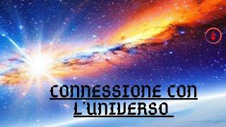 Connessione con l'universo-musica per connettersi all'universo