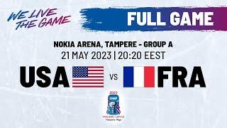 Full Game | USA vs. France | 2023 #IIHFWorlds