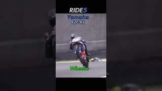 Yamaha YZF-R1, Wheelie at Ride5 | #ride5 #motorcycle #shorts