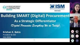 Webinar on Smart Procurement