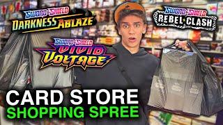 SHOPPING SPREE AT THE POKEMON CARD STORE!! (HUGE UNBOXING)