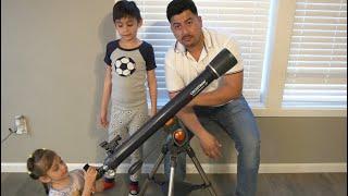 Celestron - AstroMaster 70AZ Telescope (Unboxing and testing)