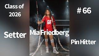 Volleyball Highlights Mia Friedberg 2024