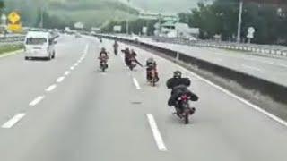 "SUPERMAN" KECUNDANG DI LEBUHRAYA PLUS BERHAMPIRAN KUALA KANGSAR  CHANGKAT JERING