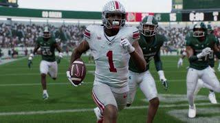 Ohio State vs Michigan State - NCAA Football 9/28 Full Game Highlights - College Football 25 Sim