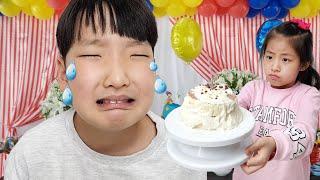 눈물의 생일파티일까? 서은이가 준비하는 유준이의 생일파티 서프라이즈 Birthday Party