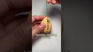 Easy invisible stitching #stitching  #stitch #sew #sewinghacks #stitchinghacks #sewingtips