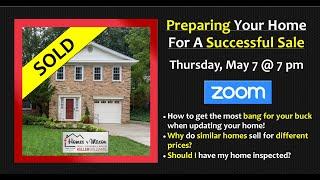 Preparing Your Home For A Successful Sale - Homes By Mason - Virtual Seminar