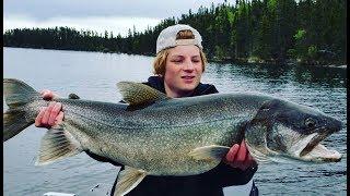 JIGGING FOR GIANT CANADIAN LAKE TROUT!!!