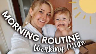 SOLO WORKING MUM MORNING ROUTINE WITH A 1 YEAR OLD UK | Real Toddler Routine UK | HomeWithShan