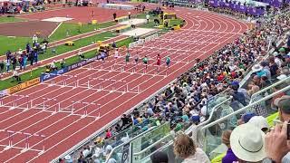 Oregon22 Grant Holloway 110 hurdles heat