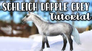 How to Paint a Dapple Grey Model Horse - Breyer, Schleich, CollectA