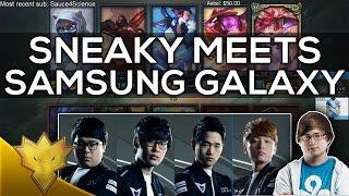 When Sneaky Meets Samsung Galaxy in NA Solo Queue... (ft. CuVee, Crown, Ambition, Ruler & CoreJJ)