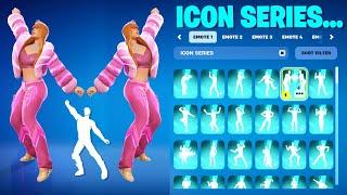 ALL FORTNITE ICON SERIES DANCES & EMOTES