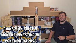 Gains? My first 5 months of Pokemon TCG investing! #pokeinvesting #pokemontcg