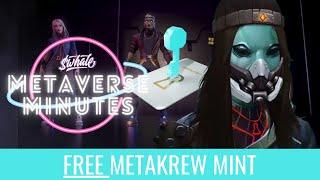 How to claim a MetaKrew PFP NFT free (Time Sensitive!) | Metaverse Minutes