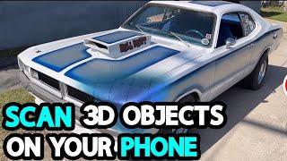 How to Scan 3D Objects Using Your Phone app l Kiri