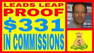 Leads Leap Review 2022 - $331.84 Earned In Commissions - INCOME $ PROOF - FREE Lifetime Membership!