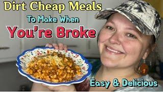 Meals To Eat When You’re Broke || Cheap Meals On A Budget