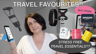 TRAVEL FAVOURITES!! | MY (MOSTLY) AMAZON ESSENTIALS FOR STRESS FREE TRAVEL!!