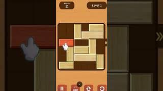 Slide block puzzle game