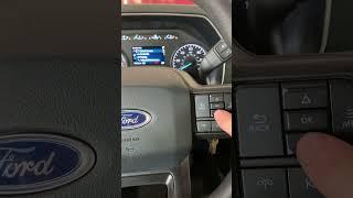 2021 Ford F150 Oil Life Reset ️‍