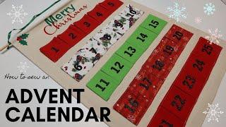 How to sew an Advent Calendar