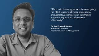 Dr. Jay Prakash Verma, Admission Chairman, Kejriwal Institute of Management