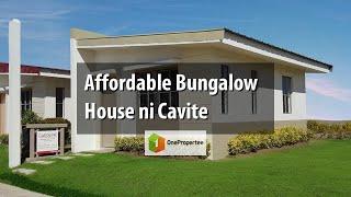 Affordable Bungalow House ni Cavite