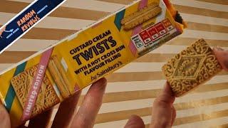 Custard Cream Twists With A Hot Cross Bun Flavour Filling - Random Reviews