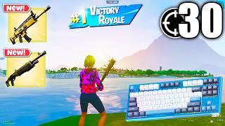 Kemove K87 ASMR  30 Kills Solo vs Squads  Satisfying Keyboard OG Fortnite Reload 540 FPS 4K