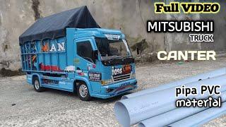 #fullvideo Making the MITSUBISHI truck canter RC car with PVC pipe material