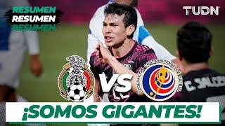 Resumen y goles | México vs Costa Rica | Amistoso Internacional 2021 | TUDN