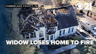 Widow loses home to fire in Cumberland County