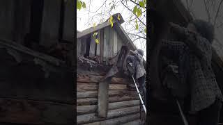 Демонтаж сарая. Или самый эффективный способ по избавлению от агрессии #лайфхак #антистресс
