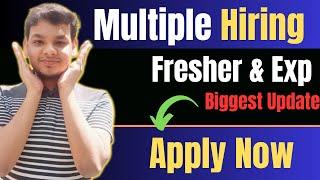 Direct Hiring | Latest OFF Campus Job Drive 2020-2024 Batch | Fresher | 2023 Batch Hiring