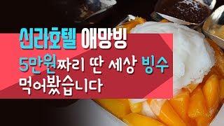 '신라호텔 애망빙' 5만원짜리 딴 세상 빙수 먹어봤다