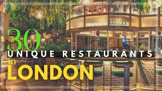 You HAVE TO visit these top restaurants in London | 30 places to eat in London before you die!