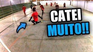 CATEI MUITO NESSE JOGO!! JOGANDO DE GOLEIRO NO FUTSAL