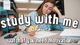 STUDY MOTIVATION #5 | 15+ hour productive study week at college