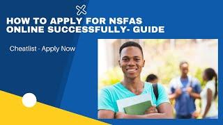 How To Apply For NSFAS Online - Step-by-Step Tutorial Guide (2022)