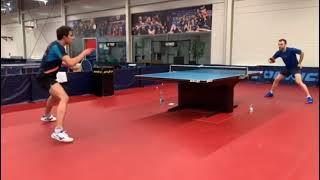 Hugo Calderano Treino De Tênis De Mesa #hugocalderamo #tennisdemesa #tabletennis #brasil