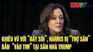 Bầu cử Mỹ 2024: Khiêu vũ với “bầy sói”, Harris bị “thợ săn” bắn  “vào tim” tại sân nhà Trump