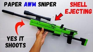 Paper AWM Sniper Gun | Pubg Gun | How to make a Paper AWM Sniper Gun From paper | Easy Paper Gun