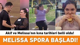 Melissa önce spor yaptı sonra soluğu hamburgercide aldı!